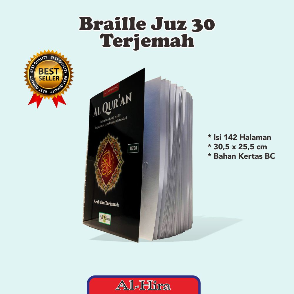 Alquran Braille Arab Dan Terjemah  Juz 30 Promo