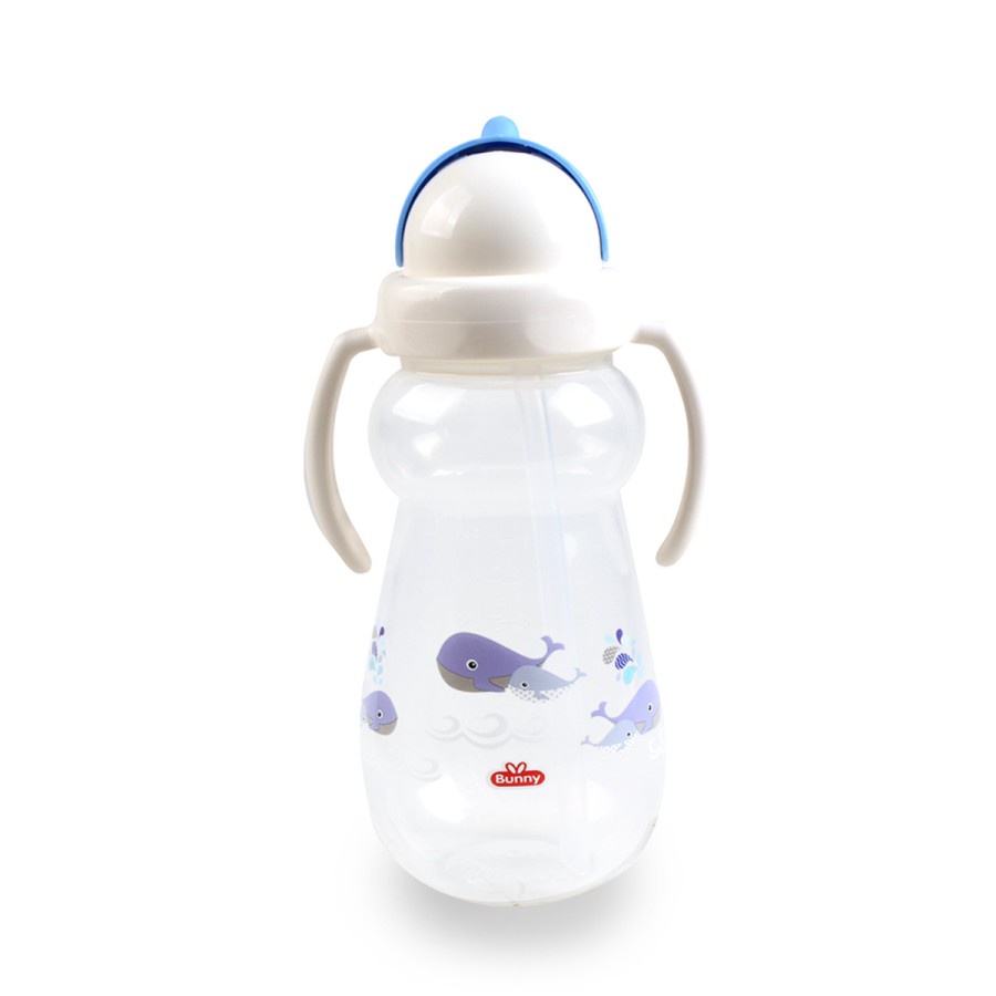 Lusty Bunny Training Cup With Straw &amp; Handle - Sipper Cup Basic ADG005 180 ml / ADG007 250ml - Botol Minum Bayi Anak Dengan Sedotan