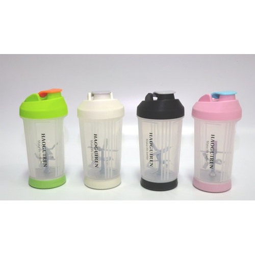 GELAS SHAKER PORTABLE MANUAL HAOGUIREN BOTOL SHAKER MANUAL SPORTY AWET ANTI PECAH HAND SQUEEZING CUP SHAKER VA340