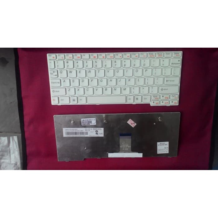 Sparepart Laptop Keyboard Laptop Lenovo Ideapad S100 S110 S205, S10-3 S10-3S Putih Laptop Notebook