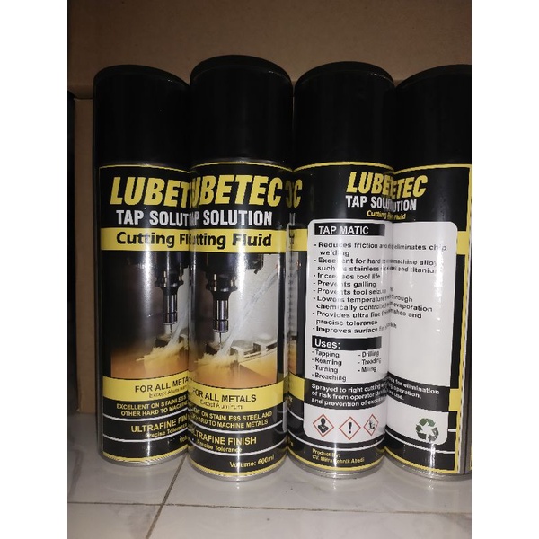 Lubetec Tap Solution/ Tap Matic Fluid/non solube cutting Fluid 600 ml