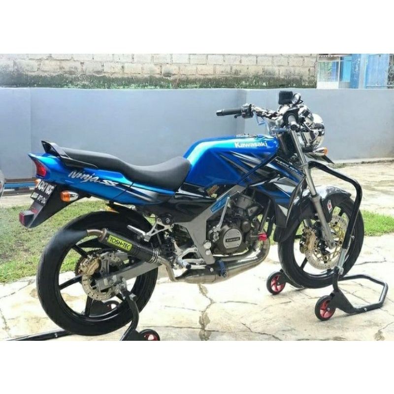 striping lis sticker standar ori kwasaki Ninja Ss 2013 Biru striping ninja ss 2013 biru standar ori