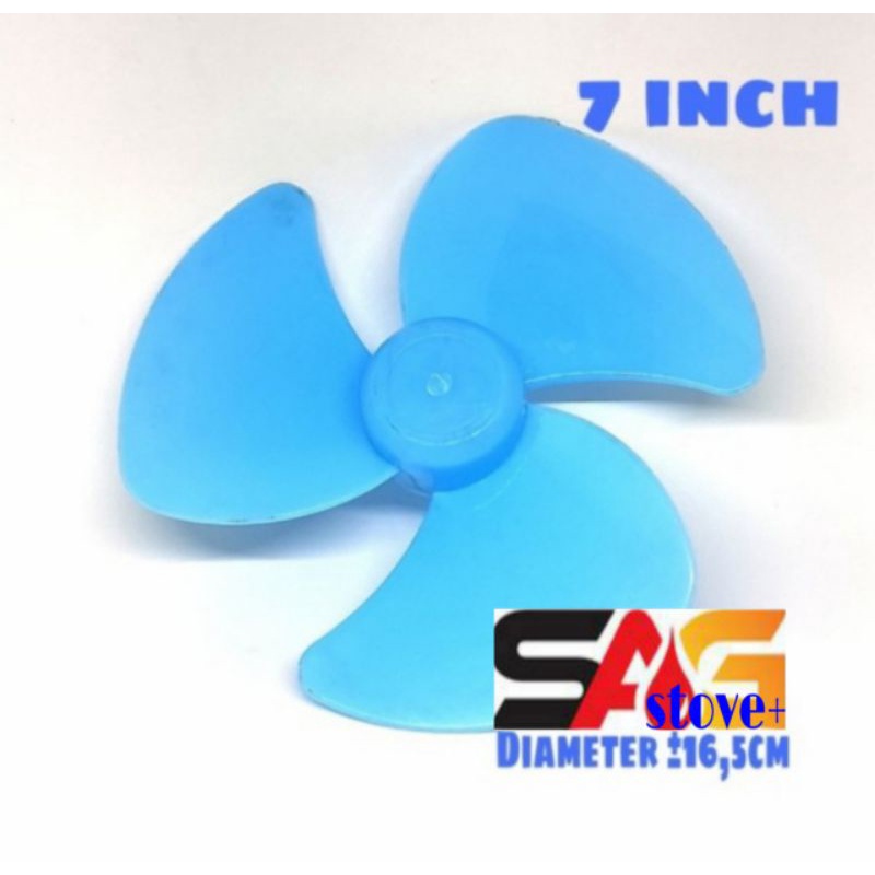 Baling Baling 6-7 inch MULTI Kipas Angin Kecil Miyako