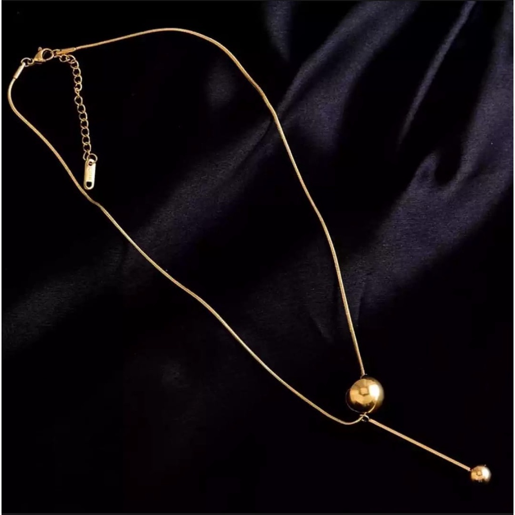 Kalung titanium termurah kalung wanita Bestseller fashion korea
