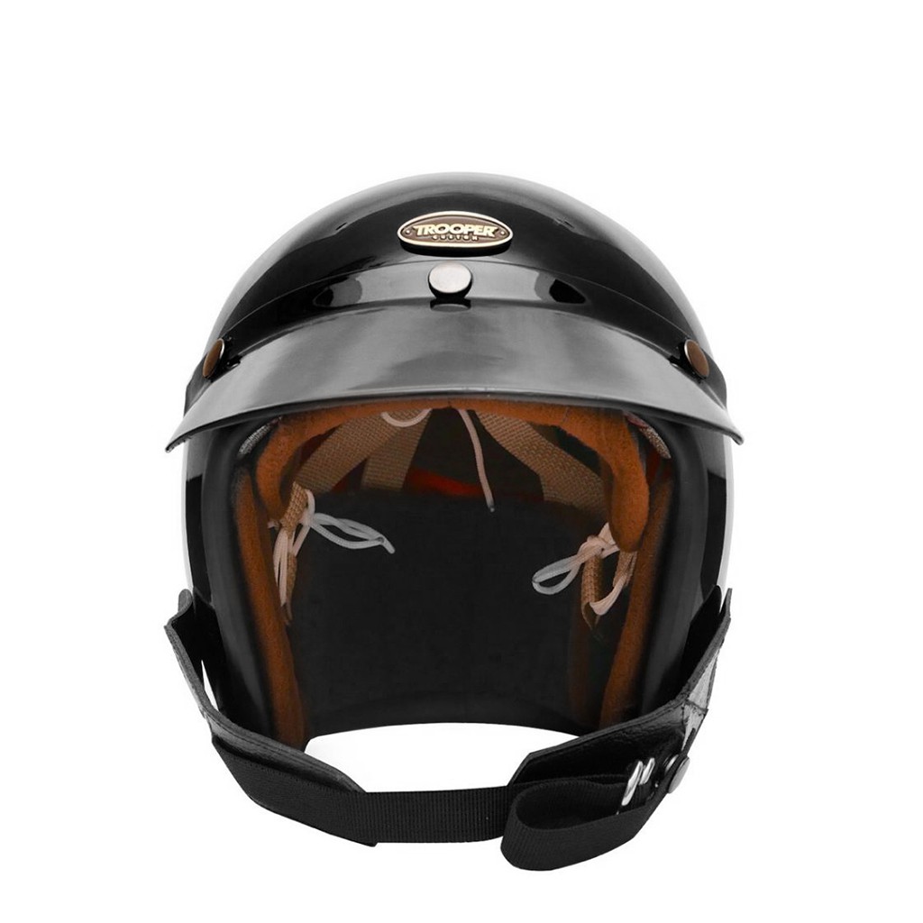 Trooper Custom - Rooster helm slim - Black glossy