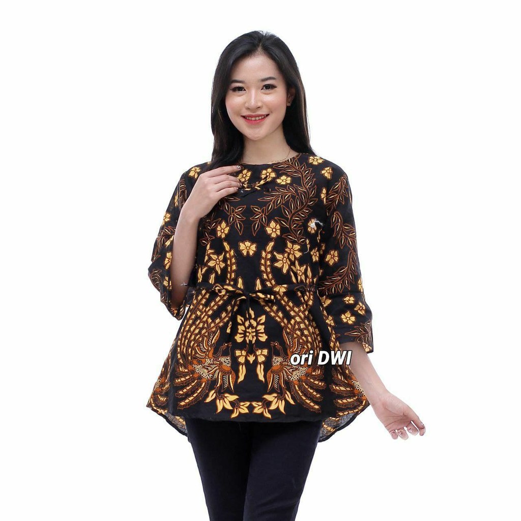 Blouse Batik Wanita Jumbo M L XL XXL 3XL 4XL 5XL - Atasan Batik Wanita - Seragam Kantor