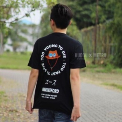 Tshirt Asce Marineford Too Young To Die Too Fast To Life Onepiece