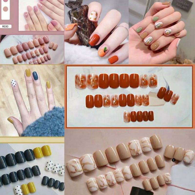 kuca KUKU PALSU fakenails 24pcs/set
