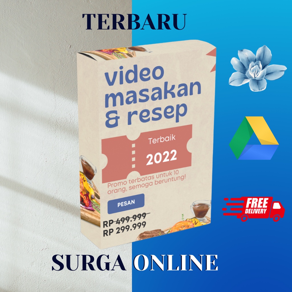 Video Konten Resep Masakan 1000++ Viral Siap Upload Sosial Media