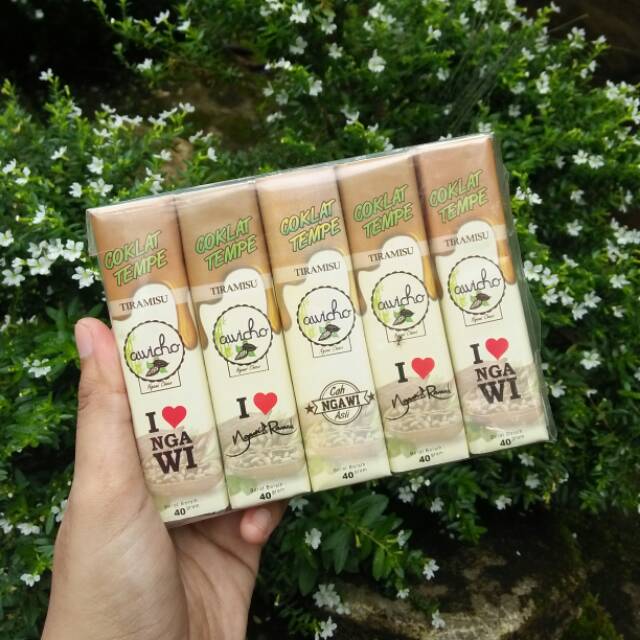 Awicho coklat tempe tiramisu 1 pack isi 10 murah