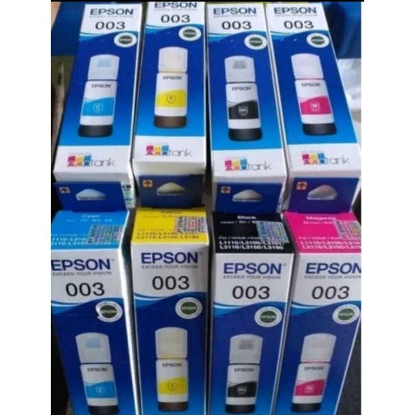 Tinta Printer Epson 003 Kualitas Premium Epson L3110, Epson L13150, Epson L1110, Epson L3100, Epson 