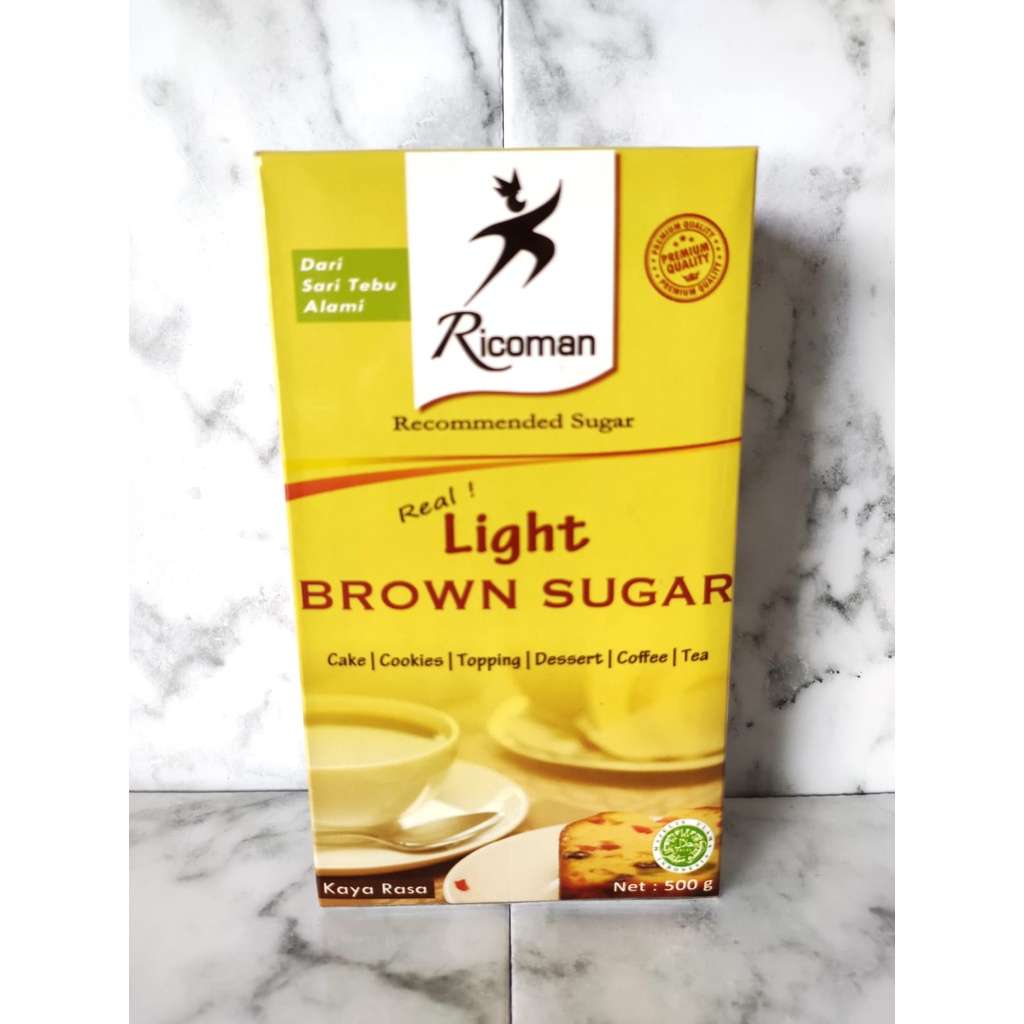 Jual Light Brown Sugar 500gr Shopee Indonesia