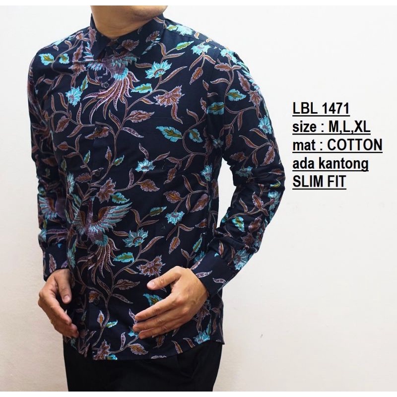 MEN SALE BAJU BATIK KEMEJA PRIA SLIM FIT MODERN CEVASH SLIMFIT CHL