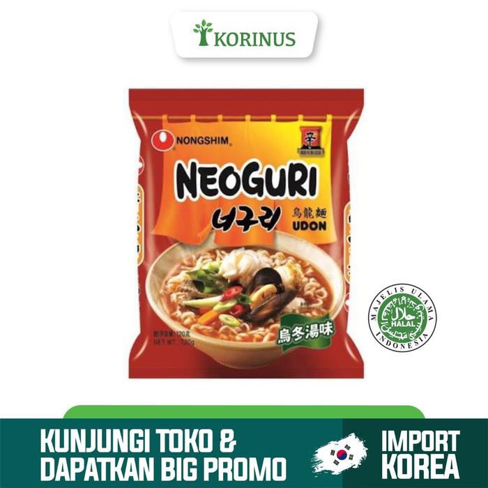 

Nongshim Neoguri Udon 120Gr / Mie Instan Korea Halal / Neoguri Spicy U