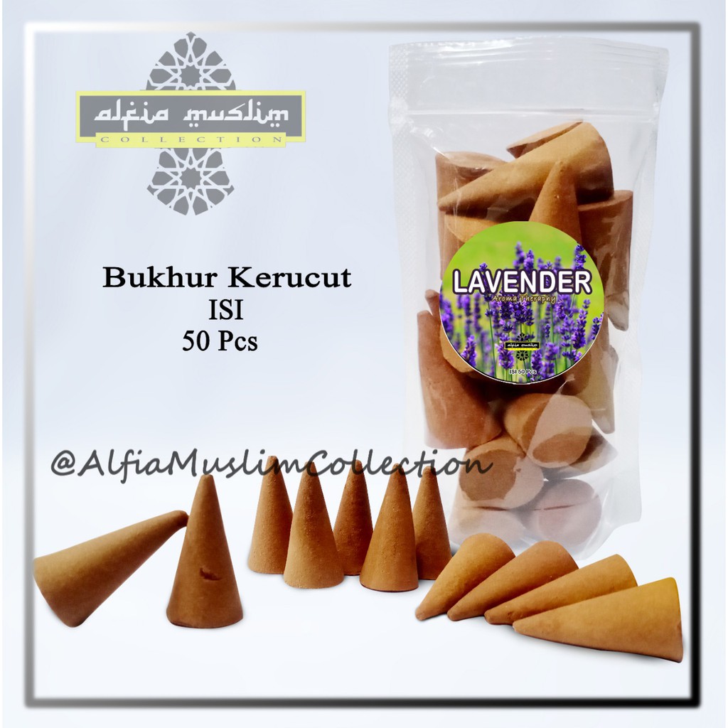 Buhur Kerucut Bukhur Gahru Bakhor Dupa Cone Pengharum Ruangan isi 25 pcs