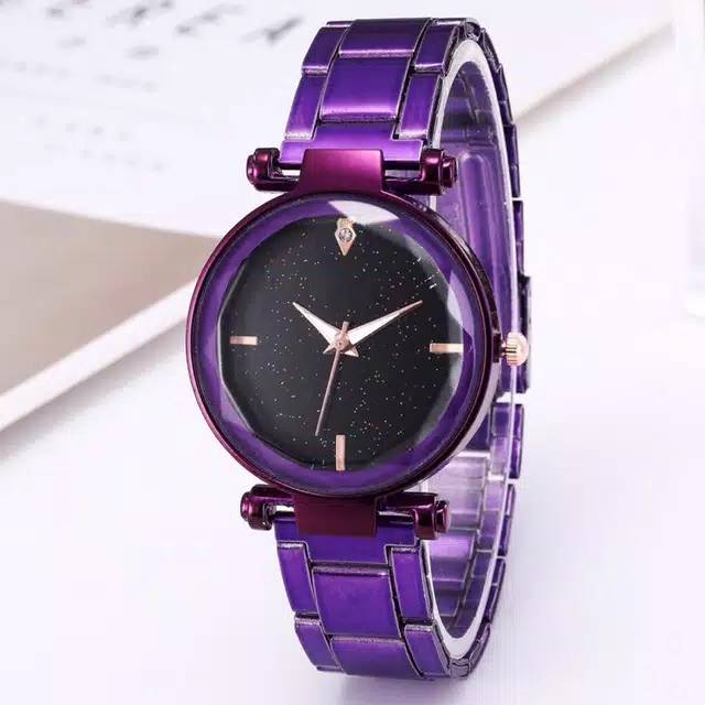 DR002 Jam Tangan Wanita Rantai Kristal