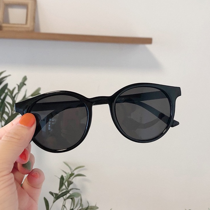 Neola Kacamata Retro Klasik Korean Style Wanita Pria Frame Bulat