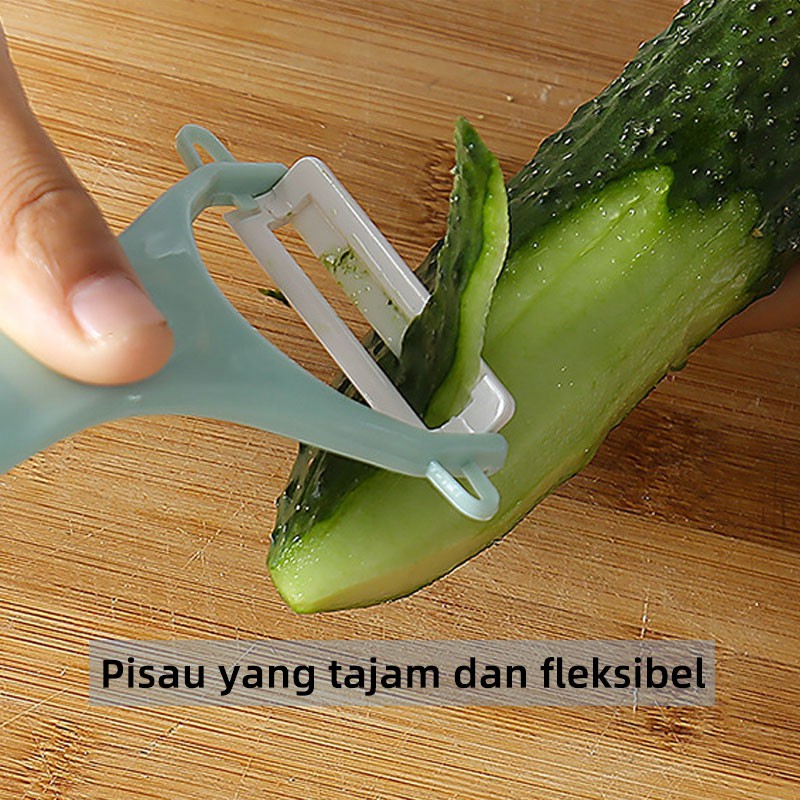 [Kaizen Living] Pisau Pengupas Kulit Buah Sayur Wortel Kentang Apel Alat Kupas Fruit Peeler