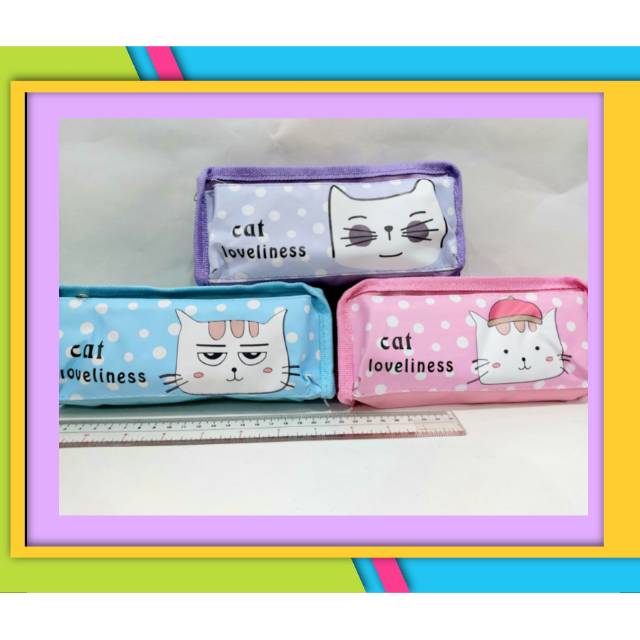 

KOTAK PENSIL / PENSIL CASE KAIN KITTEN 925 IMPORT