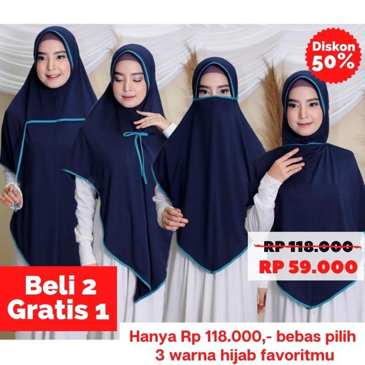 Hijab Masker 3in1
