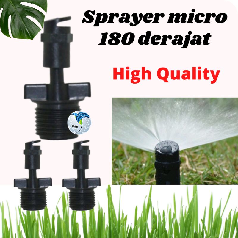 SPRINKLER SPRAYER MIKRO 180 DERAJAT TAMAN PERTANIAN BERKEBUN ALAT SIRAM KINCIR AIR SHAESTORE15