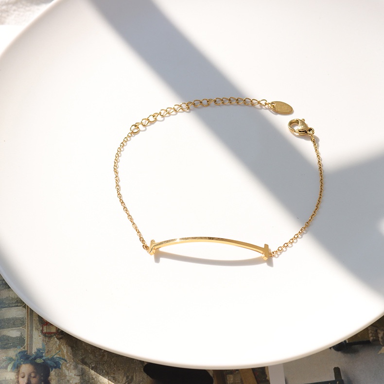 Gelang GL72  stainless steel / Gelang Titanium Premium Fashion Wanita Gelang Unik Lucu Keren Bagus Banget /Deluna/ BS