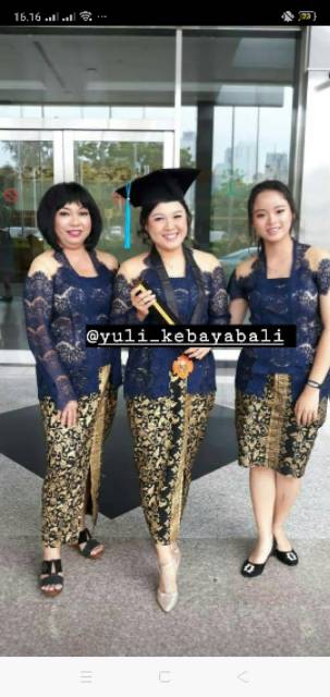 [ Free Kemben dalaman kebaya ] Kebaya Bali Modern Modifikasi Rangrang | Kebaya Merah Putih