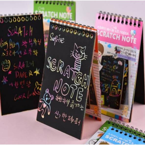 

LWN BUKU GAMBAR MAGIC RAINBOW SCRATCH COLORFUL PAPER NOTE MENGGAMBAR SERU MAGIC BOOK BAGUS MURAH ➝ (