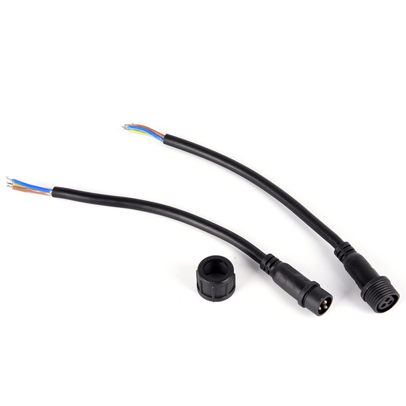 &lt; E2id &amp; &gt; Konektor Kabel AC 3-pin 18awg IP65 Anti Air