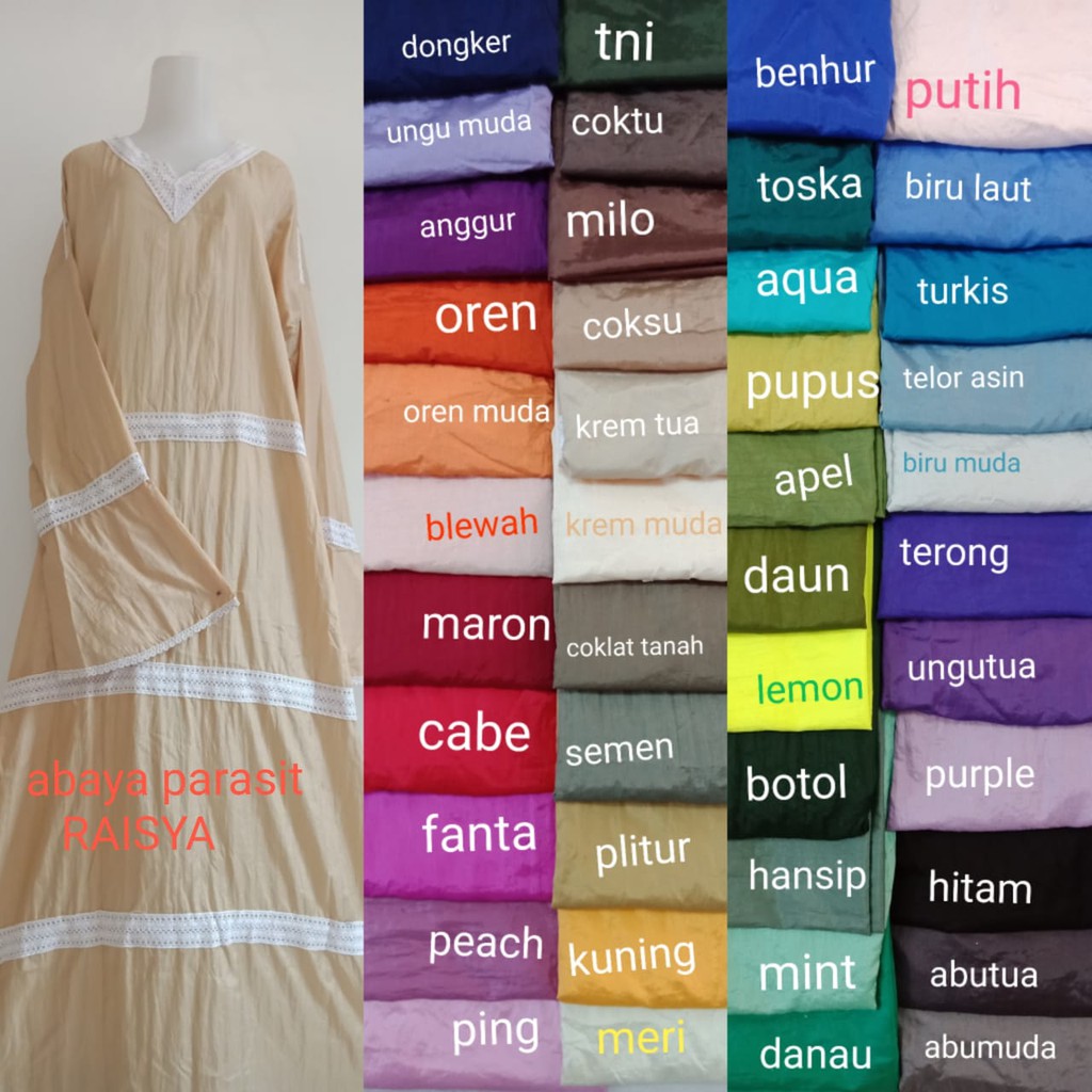 MUKENA TRAVELLING / ABAYA TRAVELLING / MUKENA PARASUT PREMIUM / ABAYA PARASUT PREMIUM