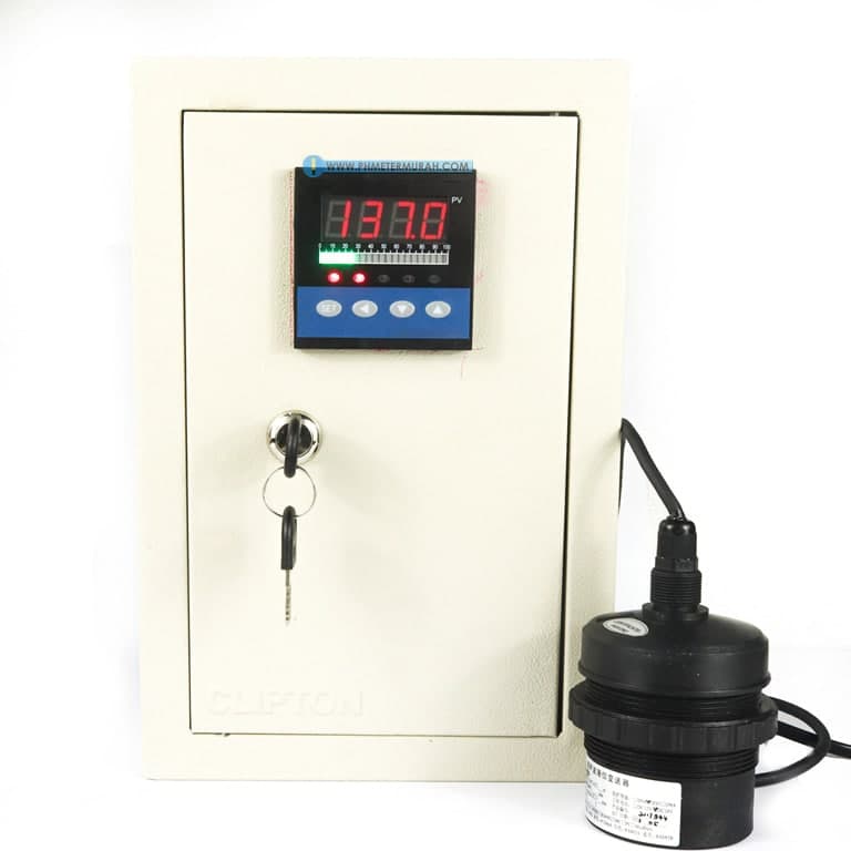 controller level meter otomatis dengan sensor ultrasonic tandon air
