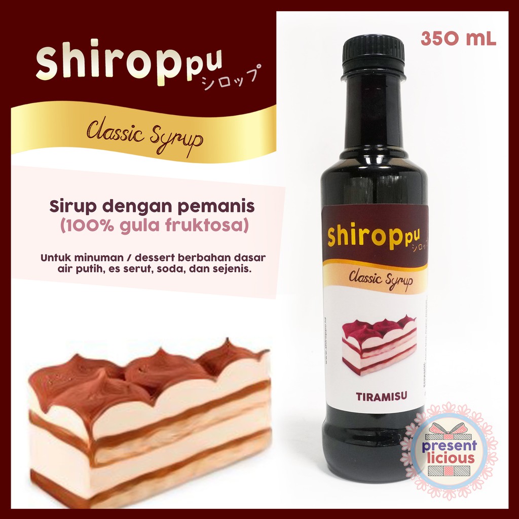 

Tiramisu | Shiroppu Classic Syrup 350 mL | Sirup Manis