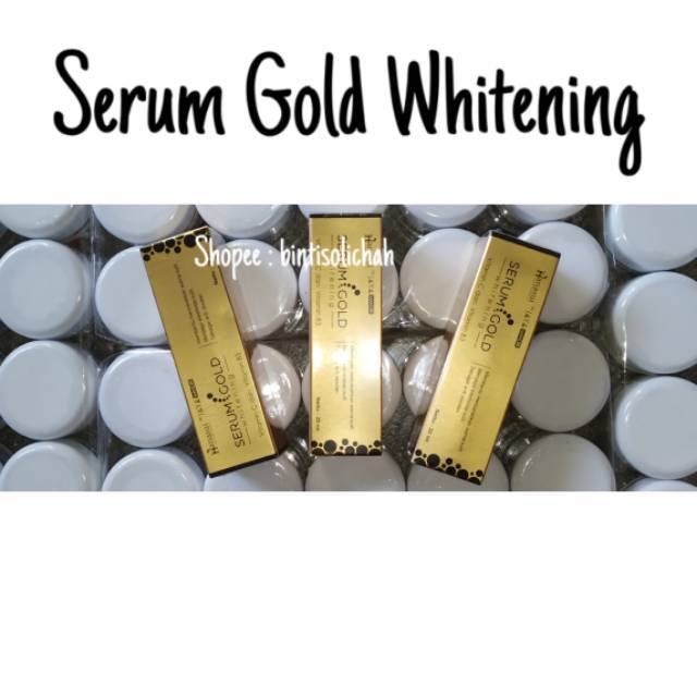 [HANASUI SERUM GOLD] SERUM WHITENING GOLD BPOM JAYA MANDIRI