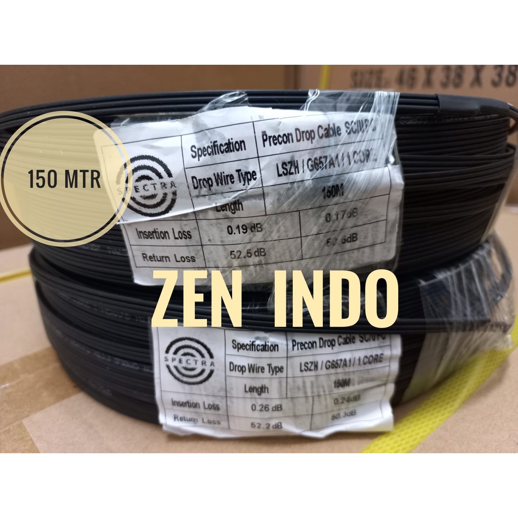 Kabel Fiber Optik Kabel FO 150 meter 150m 1 Core 3 Seling PRECON