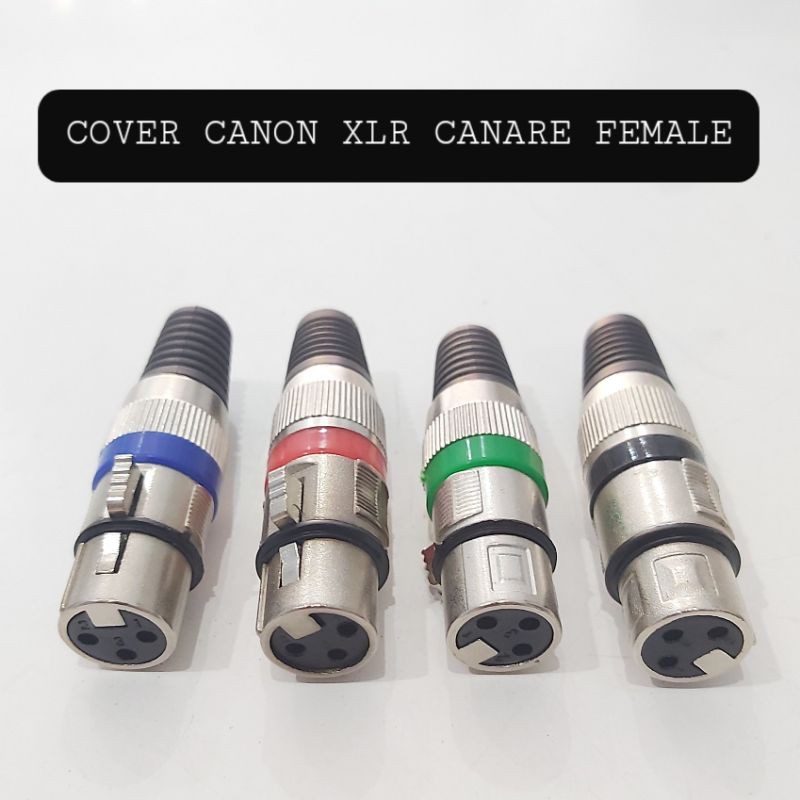 COVER CANON XLR CANARE FEMALE 3PIN Jack Mic