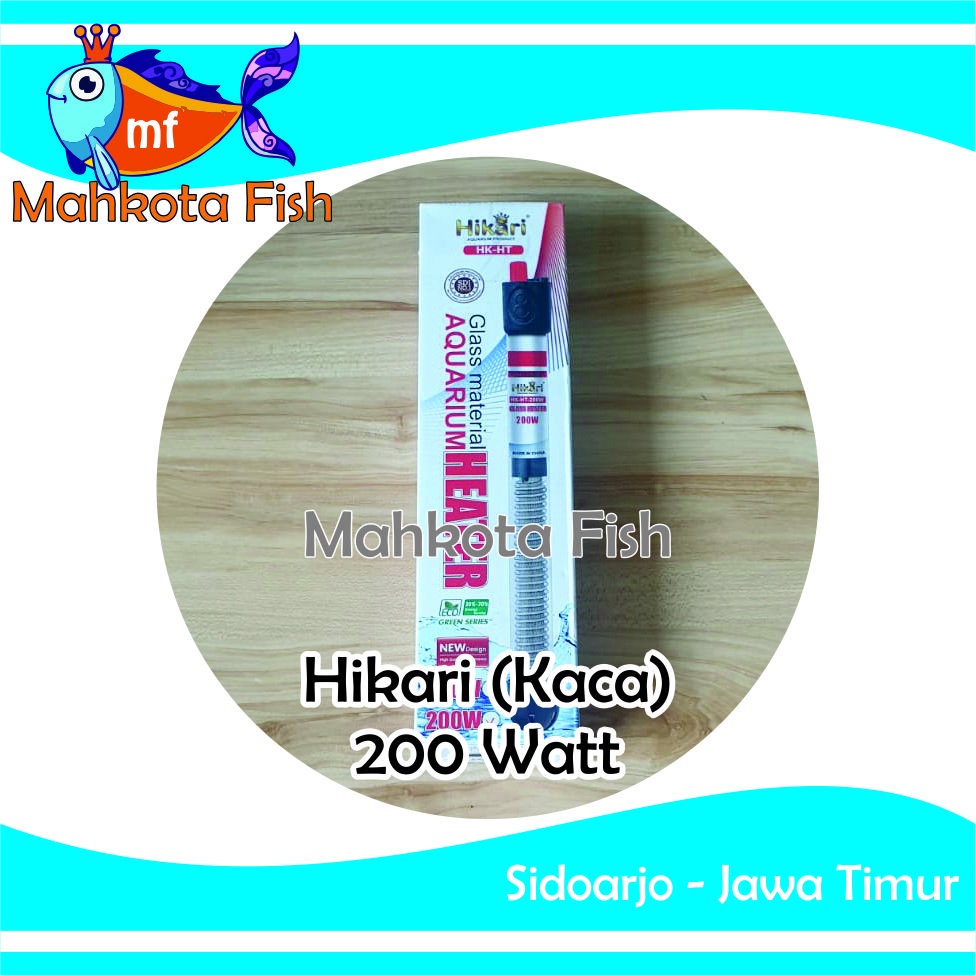 Heater Aquarium Heater Kolam 200 Watt | Hiter Aquarium Aquascape | Heater Air | Penghangat Air Aquarium (GRATIS BubleWrap)