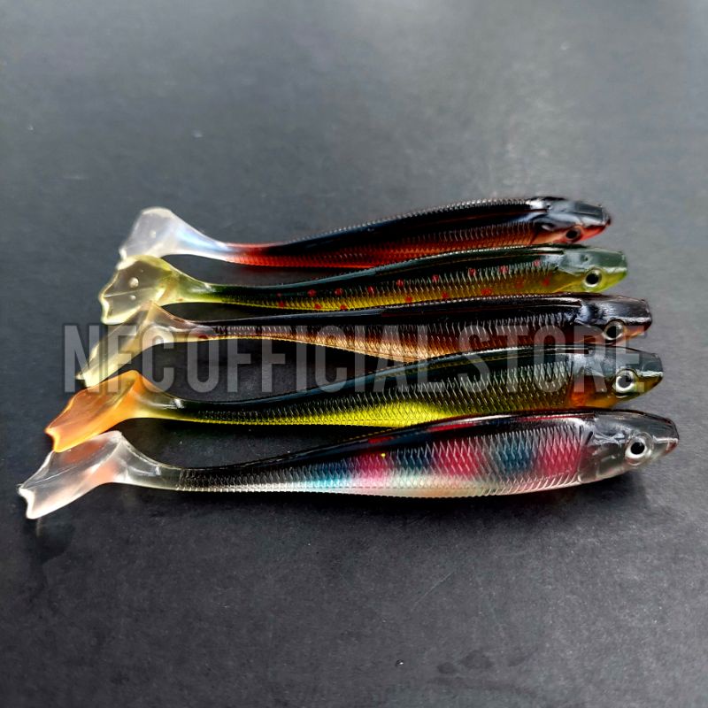 Soft lure 9cm 7gr Plus Wormhook &amp; 9cm 5gr Tanpa Wormhook BEST KILLER ACTION