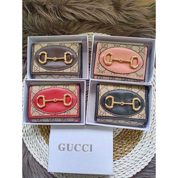 BEST SELLER dompet g*c lipat horsebit free box