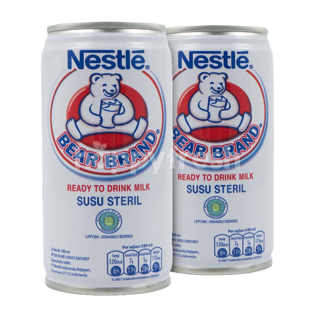 

Bear Brand Susu Siap Minum 189ml|Nestle