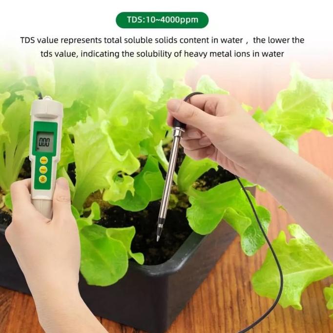 EC-3185 Waterproof EC/TDS/CF Meter Untuk Tanah onlinteitem66 Ayo Beli