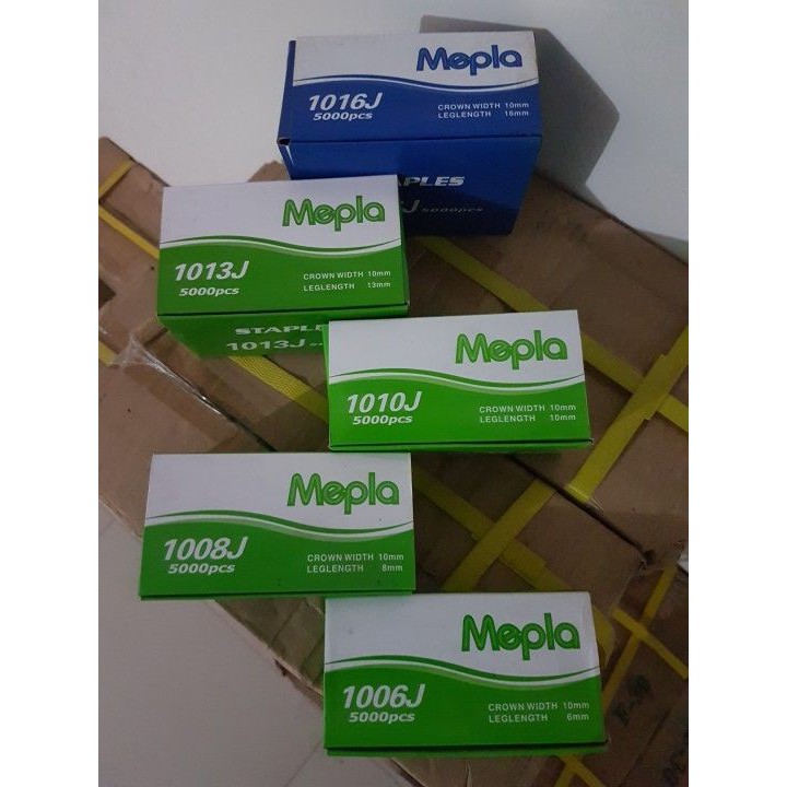 

5000 pcs isi staples tembak angin 1016j / 1016 j / 16 mm / 16mm mepla