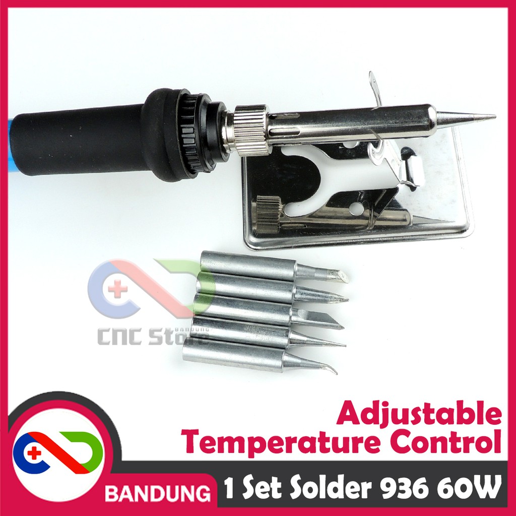 SOLDER TOOLS 936 60W ADJUSTABLE TEMPERATURE CONTROL SET 2 PLUS