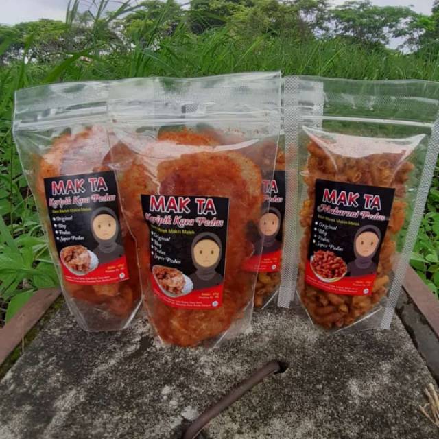 

Keripik Kaca rasa pedas daun jeruk dan original daun jeruk