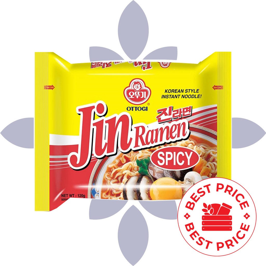 OTTOGI - JIN RAMEN SPICY- 120 GR (MIE INSTAN KOREA)