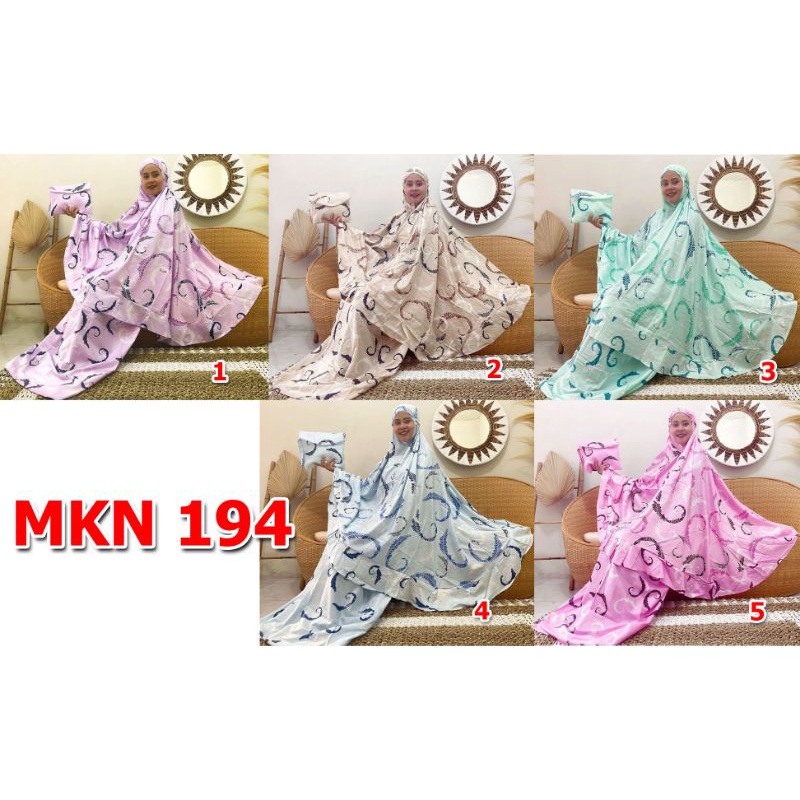 Mukena Dewasa Jumbo Katun Rayon Mukena Wanita Motif Alat Sholat MKN194