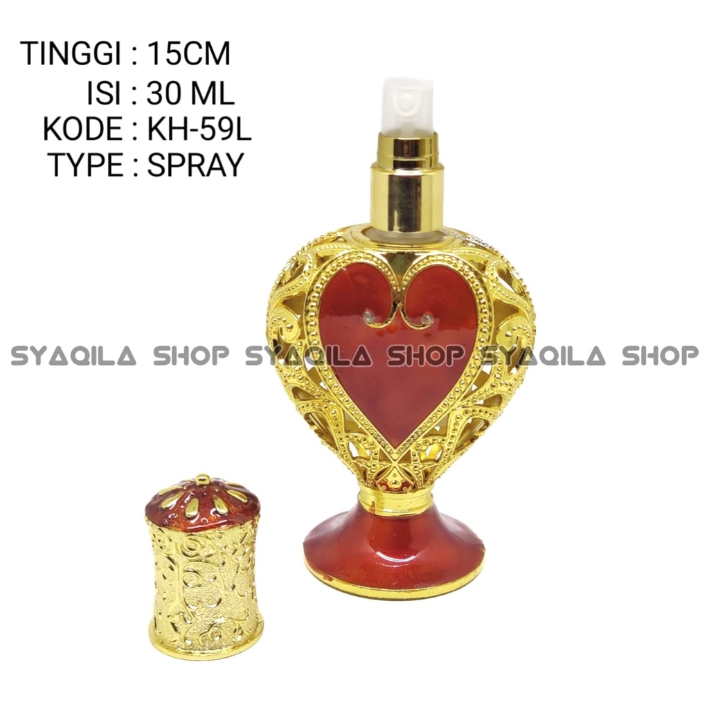 Botol Parfum Kosong Casa Love 30ml Botol Spray 30 ML