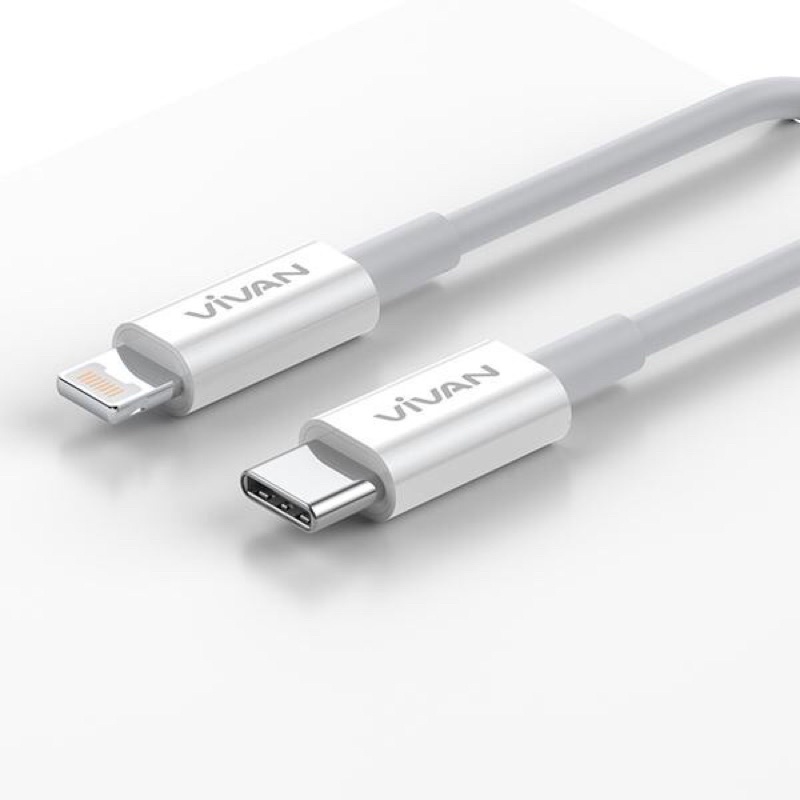 VIVAN KCL100S Kabel Data IPHONE Type C to lightning Fast Charging Lightning Power Delivery Garansi Resmi 1 Tahun