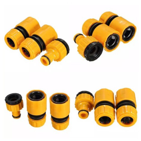 Connector Kran Adaptor Kran Pipa 1/2&quot; 3/4&quot;  Connector Selang 5/8 Inch (3pcs) FEZONE