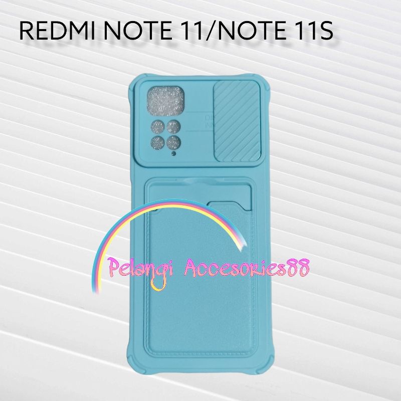 CASE REDMI NOTE 11/ NOTE 11S SOFTCASE SLEDING WARNA WARNI