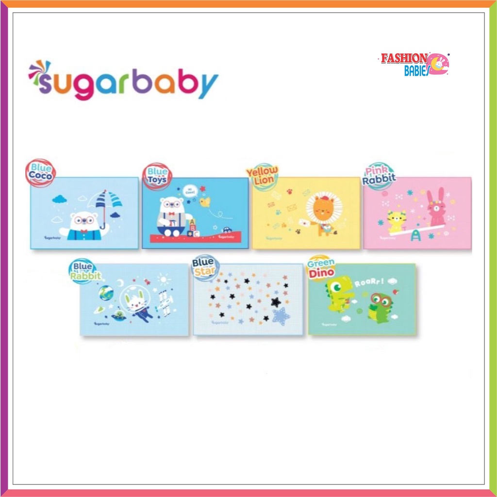 SUGAR BABY ORGANIC HEALTHY COT SHEET | SUGARBABY PERLAK ORGANIK | PERLAK ONDO 90X60 CM